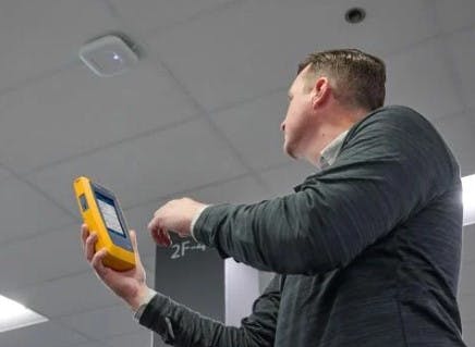 LinkIQ Duo Testing a WiFi Access Point