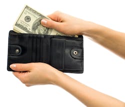 Wallet With Hundred Dollar Bills Wallet With Hundred Dollar Bills