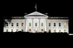 The White House at night The White House at night