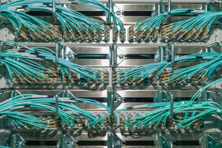 Multimode Fiber Optic Cable in Tight Patching Area