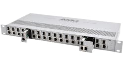 AMG Blade Chassis Populated With Media Converters AMG Blade Chassis Populated With Media Converters