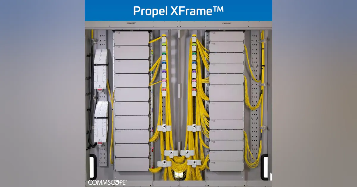Compact Floor-Mounted Fiber Frame from CommScope | Cabling Installation ...