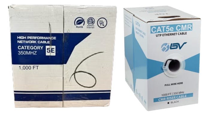 Riser Cables Subject to UL Notice