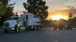 Guzzler MT's quiet operation allows Day Excavation to begin microtrenching projects at 6:30 and be finished before the day's high temperature is reached.