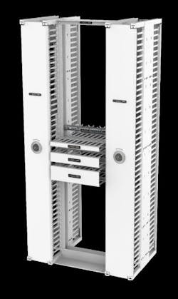 CableGuide 360's vertical cable managers occupy zero horizontal rack space. Available within the CableGuide 360 platform are 1-, 2-, and 3-U horizontal cable managers, shown here. CableGuide 360's vertical cable managers occupy zero horizontal rack space. Available within the CableGuide 360 platform are 1-, 2-, and 3-U horizontal cable managers, shown here.