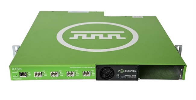 Shown here is a Digital Electricity transmitter. Members of VoltServer’s recently launched Solution Partner Program integrate or embed Digital Electricity into their own offerings.