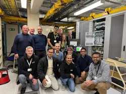 Members of the STL and Colt Technologies teams collaborate during the successful trial of multi-core fiber, deployed in Colt's metro network within London. Members of the STL and Colt Technologies teams collaborate during the successful trial of multi-core fiber, deployed in Colt's metro network within London.