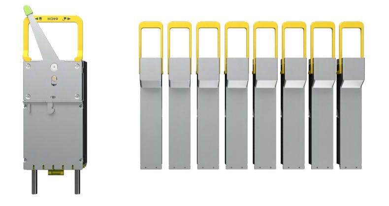 Density comparison: 1 XPO (left) versus 8 OSFP (right)