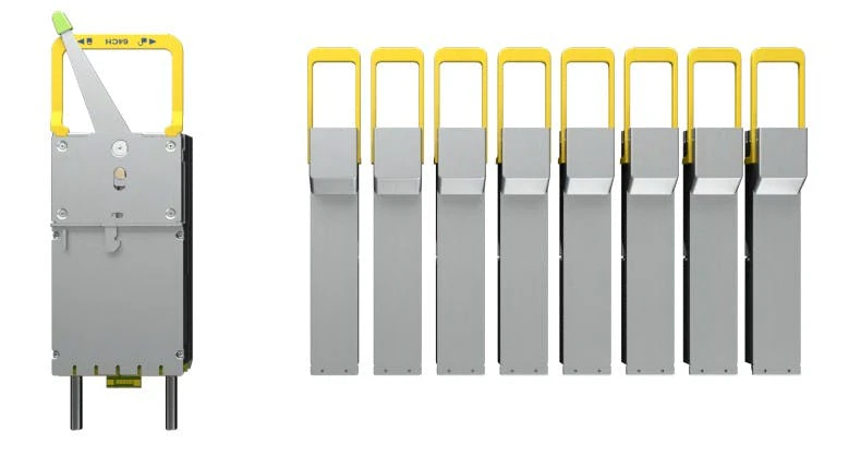 Density comparison: 1 XPO (left) versus 8 OSFP (right)