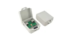 The AL-CAT6AJW lightning and surge protector from L-Com provides lightning and surge protection with improved frequency response for Base-T Ethernet networks up to 10G. Designed for use with Category 6A and also supporting Categories 5, 5e, and 6, the protector is compatible with Power over Ethernet devices.