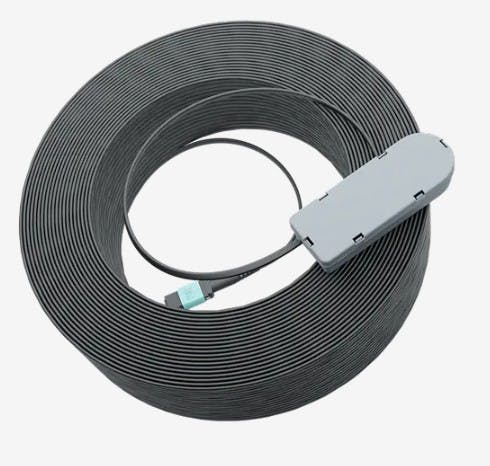The MPO-to-LC assembly, one of CONCAT's core elements, features a protective LC connector box that ensures connector integrity during handling and transport.