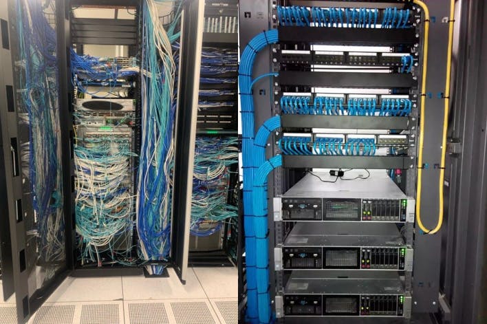 Bad and Good Cable Management