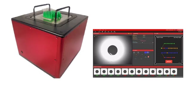 HM Solution Co.'s Fiber Auto Inspection System alleviates the operator from having to pull the assembly off its polishing holder to perform an inspection.