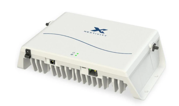 The CEL-FI GO G51 from Nextivity is a cellular signal booster that delivers reliable 5G NR in-building cellular coverage for a single mobile network operator signal.