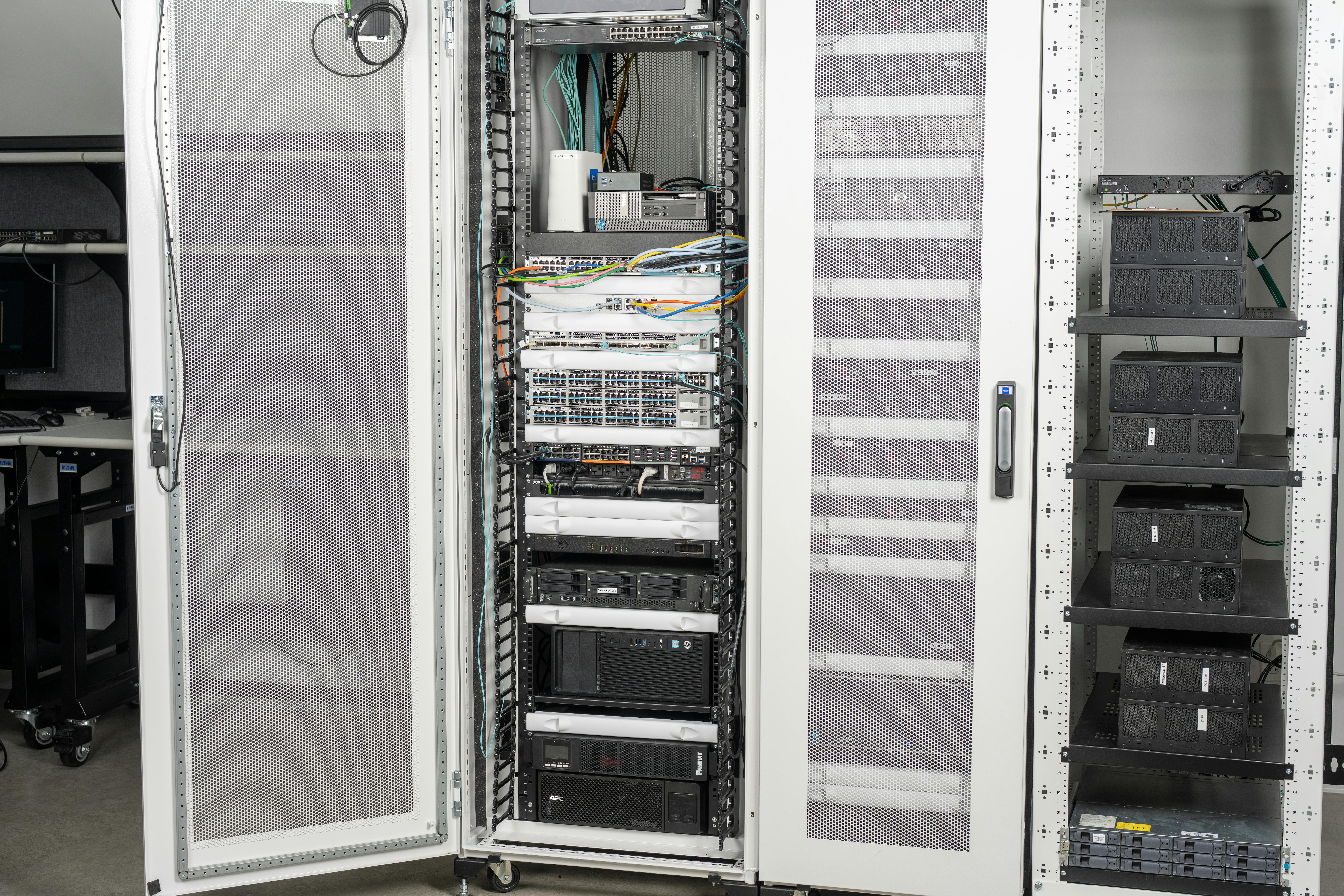 When evaluating rack and enclosure systems, organizations should evaluate three primary considerations: accommodating liquid cooling, providing room for more connectivity, and new power-delivery technologies.